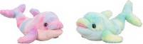 IKO Plüsch-Delfin rosa/lila & hellblau/gelb h=14cm b=3 (14 cm)