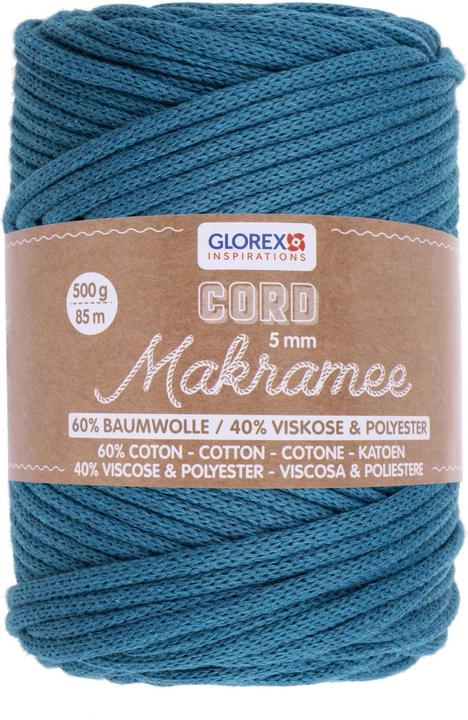 Actual product image Glorex Macramé cord 5mm 500g, woven (85 m)