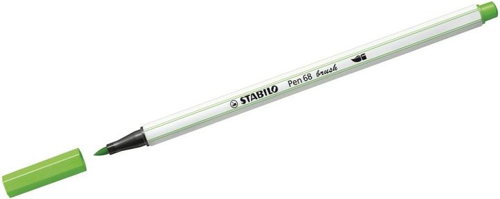 Actual product image STABILO Pen 68 brush Premium felt-tip pen (Light green, 1 x)