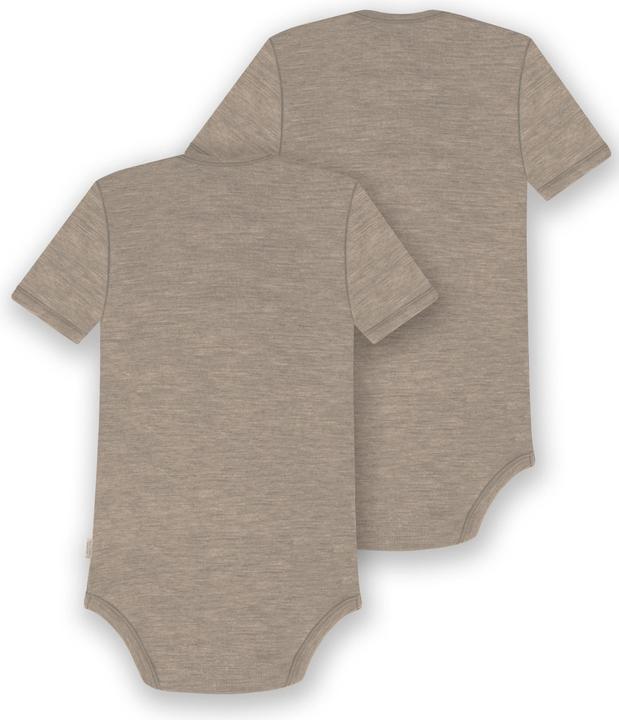 Produktbild Normani 2er Set Baby Merino Body Kurzarm „Tauranga" - 9289 (86)