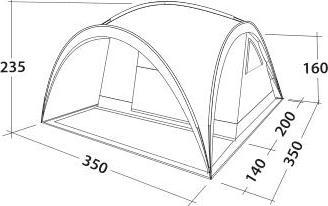Image du produit Easy Camp Tente dôme Camp Shelter, 6 personnes (Tente igloo, 12 kg, 6 personnes)