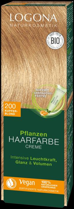 Actual product image Logona Plant Hair Colour Cream (200 copper blonde)