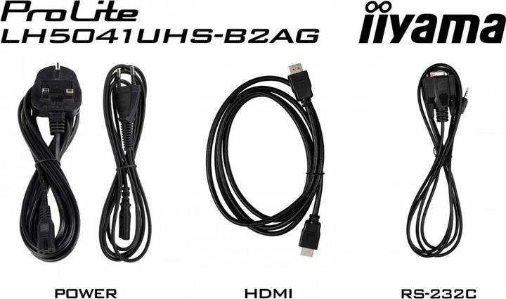 Productafbeelding iiyama 50" 3840x2160, 4K UHD VA-paneel, 25% Haze (3840 x 2160 Pixels, 50")