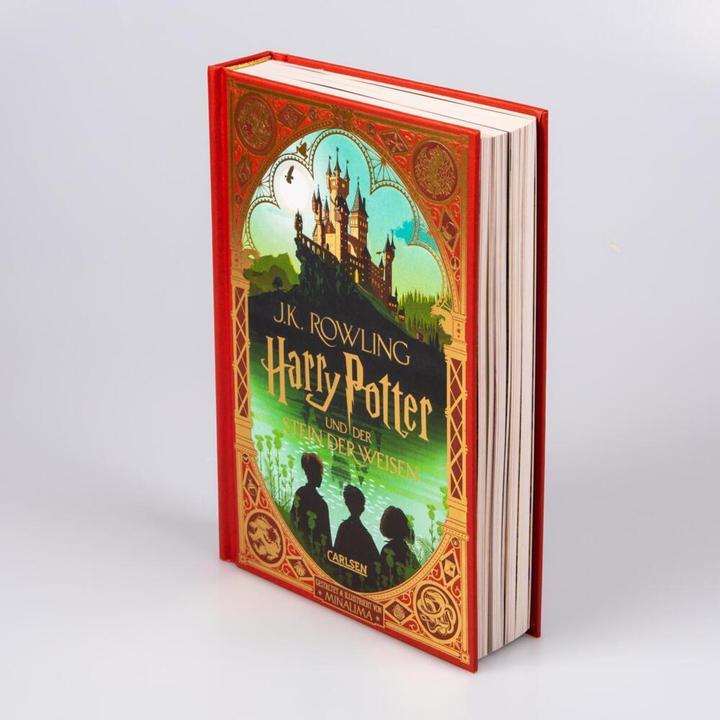 Immagine prodotto Harry Potter und der Stein der Weisen: MinaLima-Ausgabe (Harry Potter 1) (Tedesco, MinaLima, J.K. Rowling, Klaus Fritz, 2021)