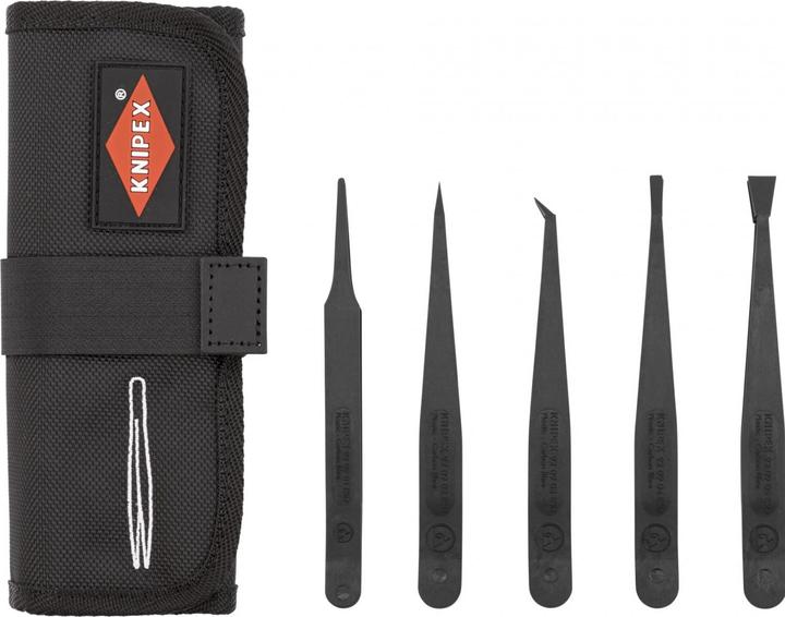 Produktbild Knipex Kunststoffpinzetten-Set ESD