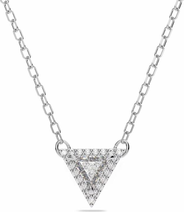 Produktbild Swarovski Ortyx Halskette Trilliant Schliff Weiss (Swarovski Metall, 36 - 41 cm)