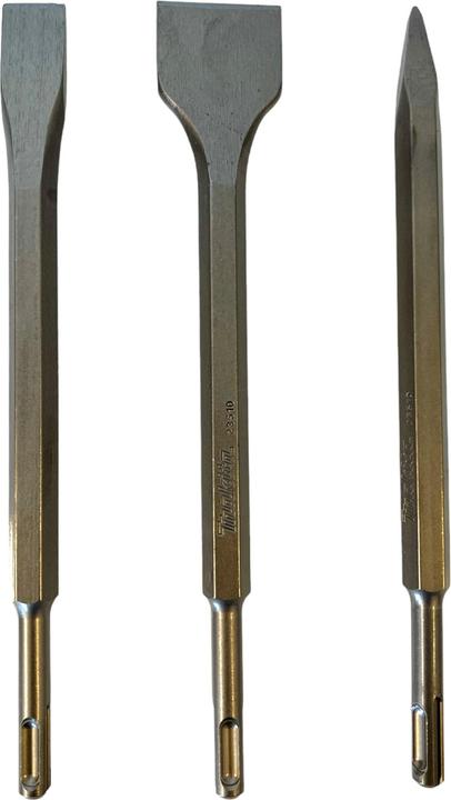 Immagine prodotto Makita D-30134 Set di scalpelli 3 pezzi. SDS plus 250 mm di lunghezza punta di toro / scalpello a freddo /