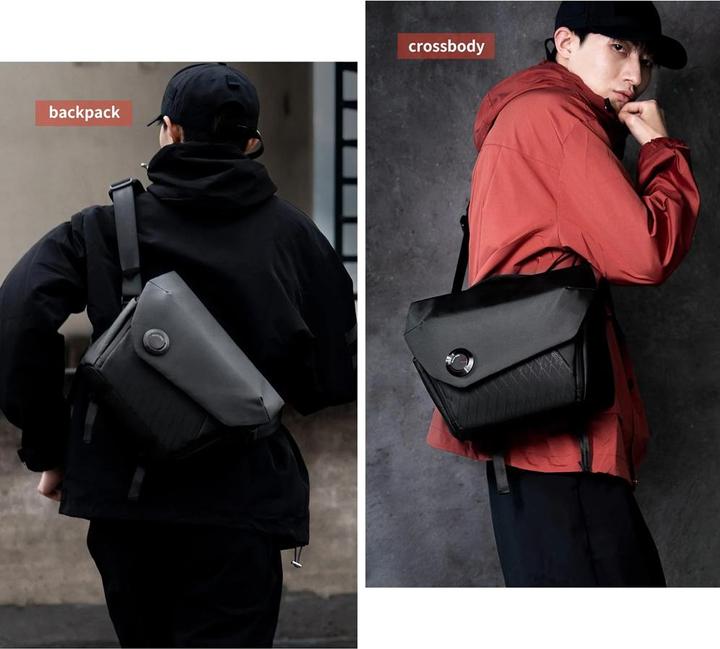 Immagine prodotto VSGO Black Snipe Camera Messenger Bag 6L (Borsa a tracolla per fotocamera, 6 l)