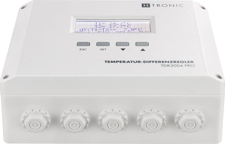 Produktbild H-Tronic TDR 2004 PRO - Temperatur-Differenzregler, -99...+850°C