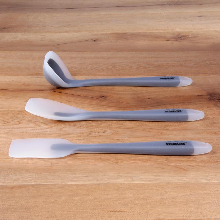 Produktbild Stoneline Küchenhelfer-Set, 3-tlg. 1 Schaber, 1 Kochlöffel und 1 Suppenkelle