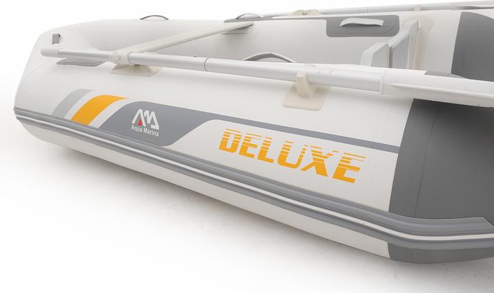 Actual product image Aqua Marina Deluxe inflatable boat 250x129 cm with reinforced high-pressure PVC fabric Repair kit Hand pump (250 cm, 3 pers.)