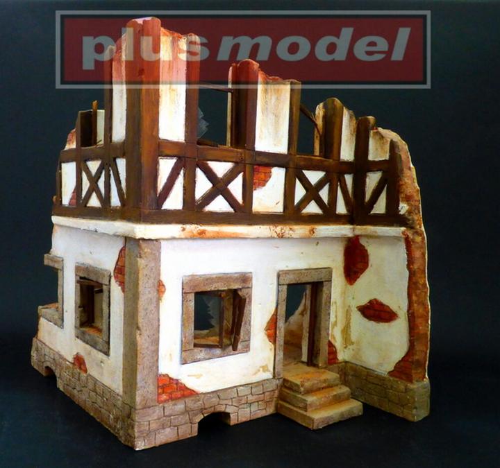 Actual product image Plus Model German half-timbered house ruin