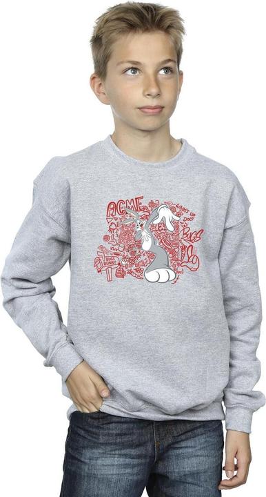 Immagine prodotto Looney Tunes ACME Doodles Bugs Bunny Felpa Ragazzi (140, 146)