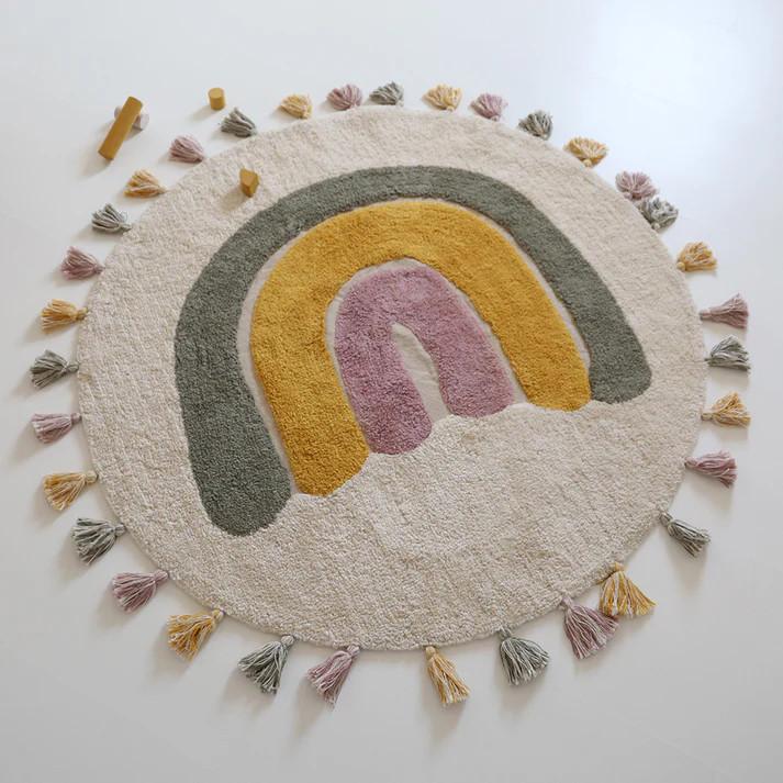 Produktbild Nattiot Teppich Rainbow (110 x 110 cm)
