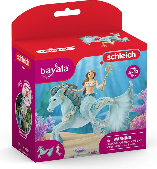 Actual product image Schleich Mermaid Eyela on underwater horse