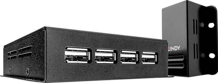 Produktbild Lindy USB 2.0 Cat.5 Extender 50m Power over RJ45 4 Port (USB-A, 4 Ports)