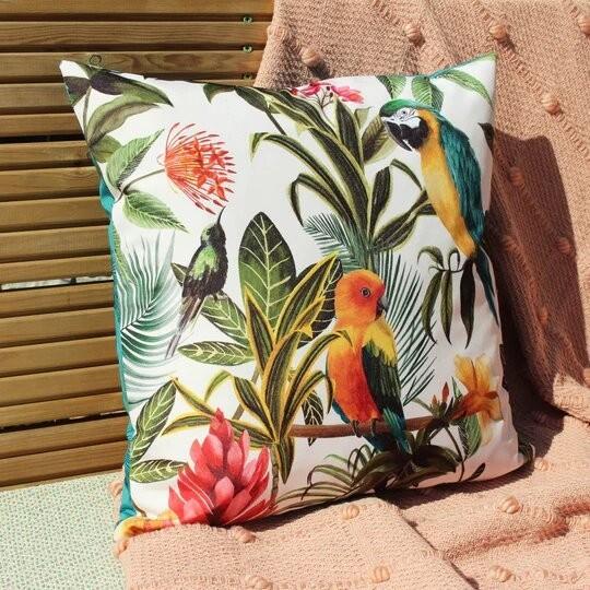 Produktbild Evans Lichfield Papagei Kissenbezug Draussen (43 x 43 cm)