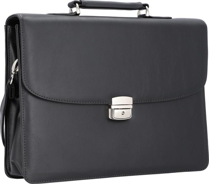 Produktbild Alassio Aktentasche "ANZIO", Lederimitat, schwarz