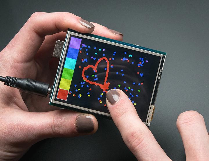 Adafruit 2.8" TFT Touch Shield for Arduino v2 (Shield)