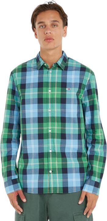 Image du produit Tommy Hilfiger chemise dÃ©contractÃ©e Ã carreaux verts (XL)