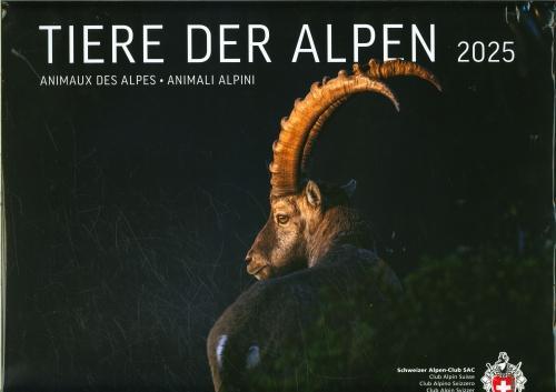 Immagine prodotto Animali delle Alpi 2025 (Tedesco)