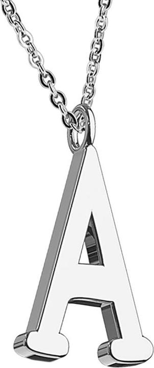 Produktbild Star Piercing Kette silber Anhänger Buchstabe A (Chirurgenstahl 316L, ohne Messing)