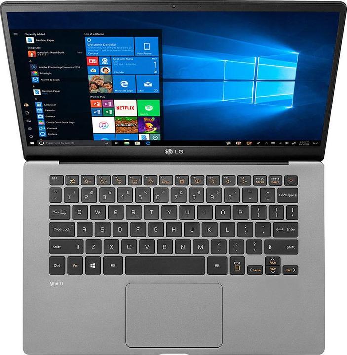 Produktbild LG Gram 14 – Z90N-V.AP52G (14", Intel Core i5-1035G7, 8 GB, 256 GB, DE)