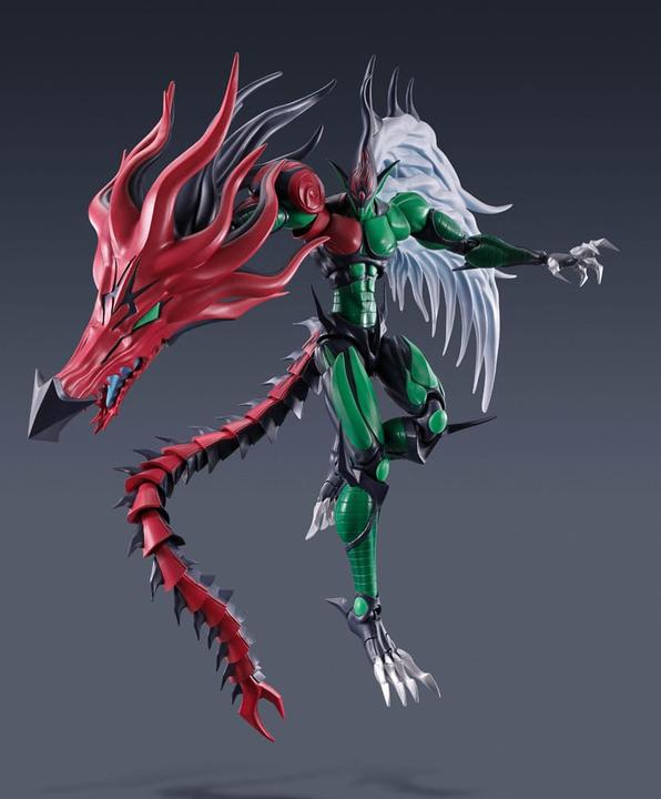 Actual product image Bandai Yu-Gi-Oh! S.H. MonsterArts action figure Elemental Hero Flame Wingman 19 cm