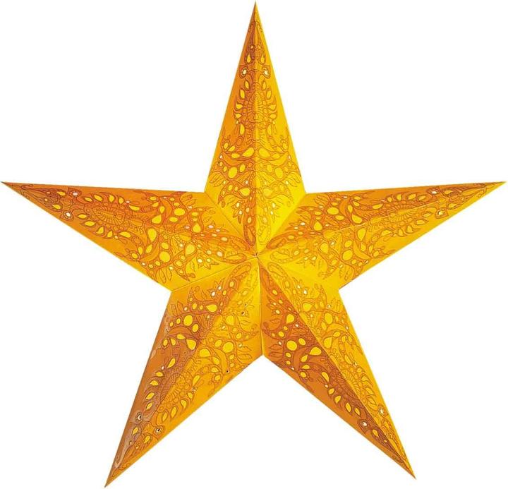 Starlightz Paper star mono yellow size M