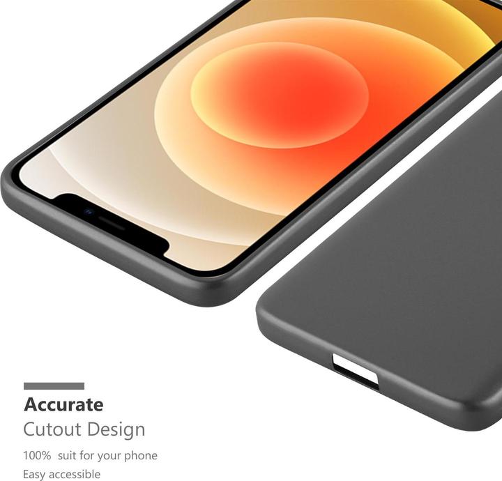 Productafbeelding Cadorabo TPU Matte Metallic hoes (Apple iPhone 12 mini)
