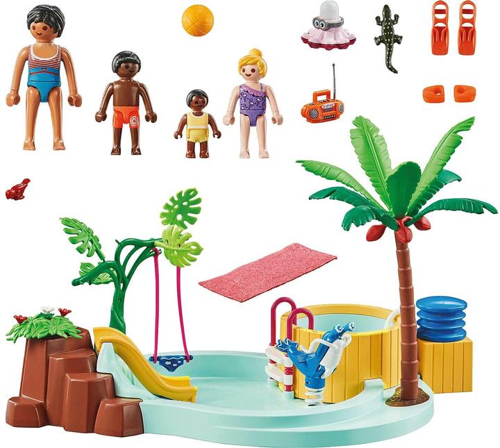 Immagine prodotto Playmobil Piscina per bambini con idromassaggio (71529, Playmobil La mia vita)