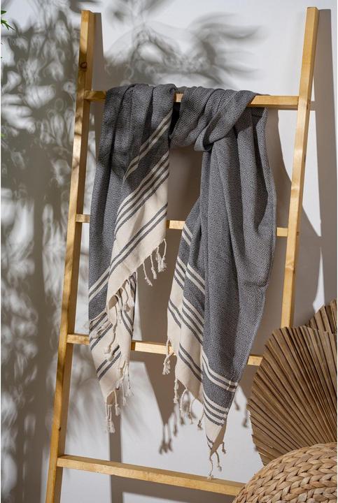 Produktbild Foutastic Strandtuch New Diamond Anthracite, Schnelltrocknend: Ja (170 x 90 cm)
