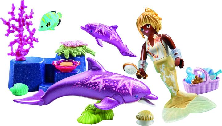 Actual product image Playmobil Mermaid with Dolphins (71501, Playmobil Princess Magic)