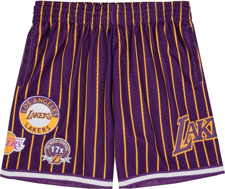 Mitchell & Ness Pantaloncini da basket M&N Los Angeles Lakers City Collection - M (M)