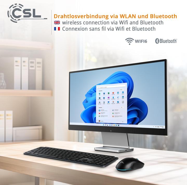 Image du produit CSL All-in-One-PC Unity U27 2000 Go 64 Go RAM Win 11 Pro (Intel Core i5-1235U, 64 Go, 2000 Go, Intel Iris Graphics)