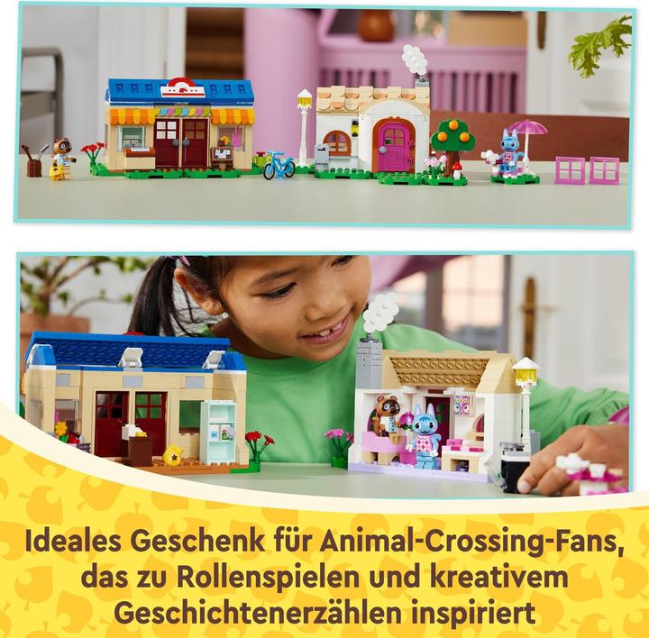 Produktbild LEGO Nooks Laden und Sophies Haus (77050, LEGO Animal Crossing)