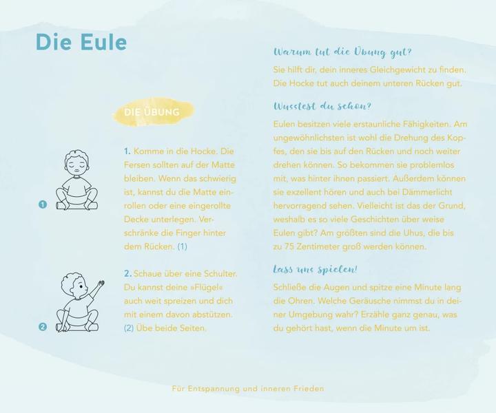 Actual product image Kinderyoga: Die Mitmach Box (German, Susanne Eichinger, 2021)