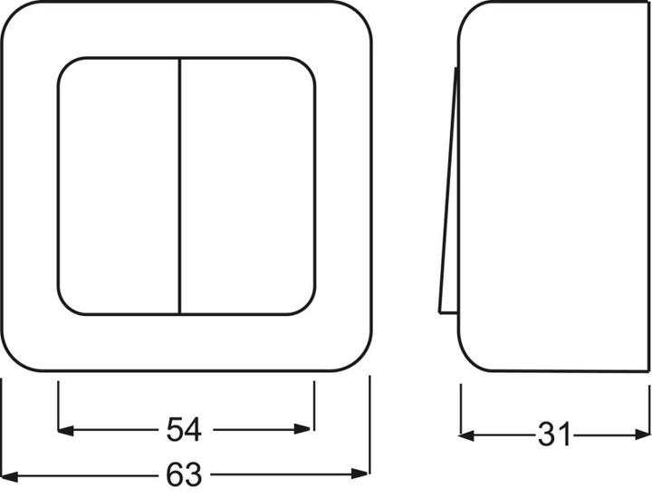 Produktbild Busch-Jaeger Serienschalter 2601/5AP Duro 2000 AP 2601/5AP (1042-0-0639)