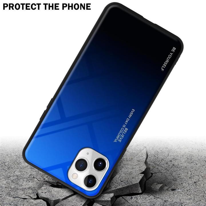 Image du produit Cadorabo Couverture en verre TPU 2 couleurs (Apple iPhone 11 Pro)