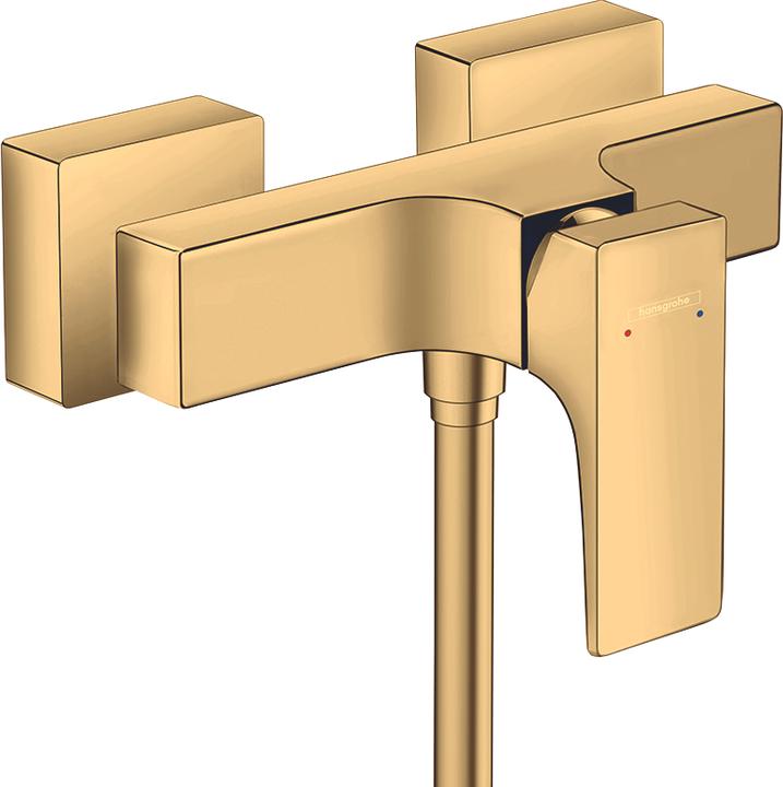 Immagine prodotto hansgrohe Miscelatore monocomando HG per doccia METROPOL a vista, con maniglia a leva oro lucido