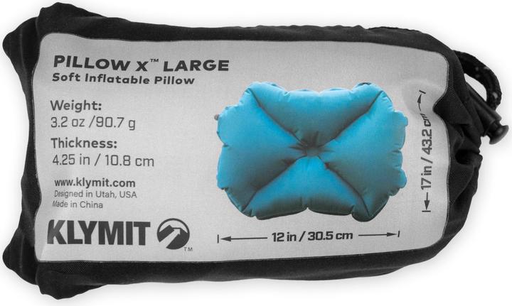 Immagine prodotto Klymit Cuscino X Grande (Cuscino per testa e collo)