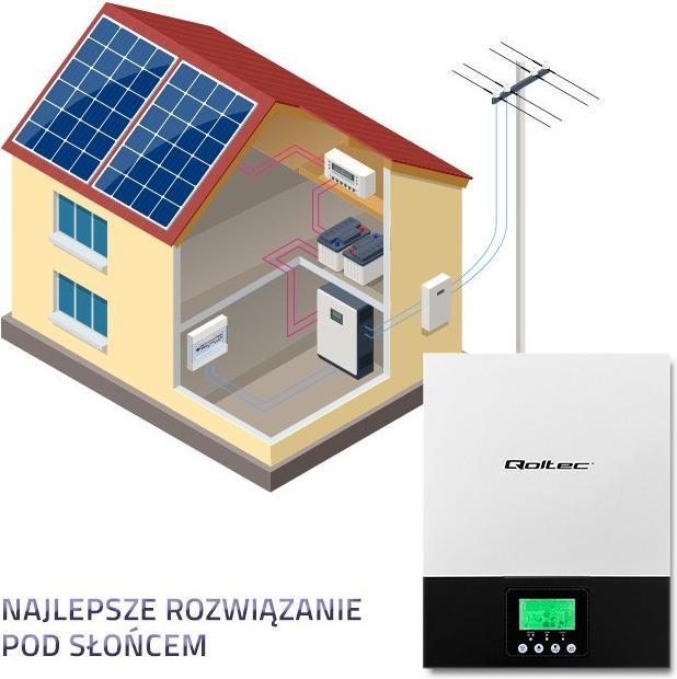 Image du produit Qoltec Hybrid Solar Inverter Off Grid