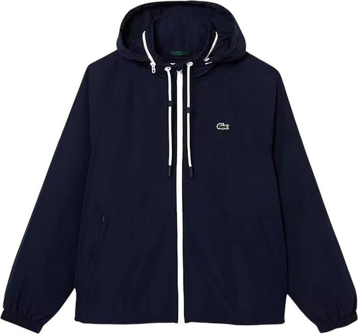 Actual product image Lacoste Mens Water Repellent Detachable Hood Jacket (M)