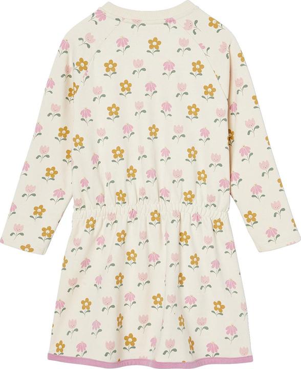 Actual product image Vertbaudet Girls' sweat dress with flowers (92)
