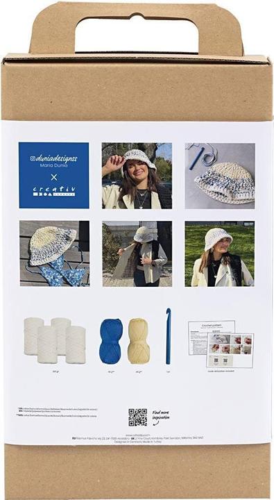 Immagine prodotto Creativ Company Kit Artigianato - Uncinetto - Cappello a secchiello (977646)