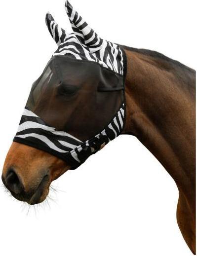 Produktbild Kerbl Fliegenschutzmaske Zebra mit Ohrenschutz 326114