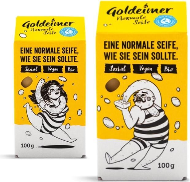 Immagine prodotto Goldeimer Viva con Agua Golden, sapone tradizionale, 100g