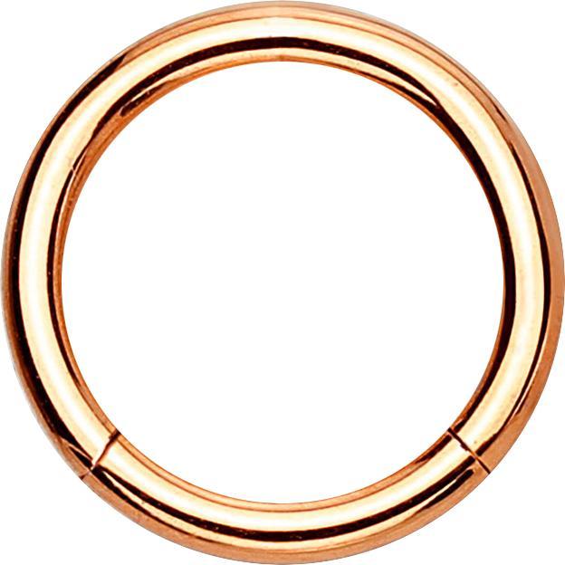 Produktbild Star Piercing Micro Segmentring klappbar rosegold (Titan G23, ohne Messing)