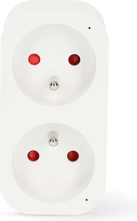 Actual product image Nedis N WIFIP141EWT - Switchable WLAN socket outlet, 2-gang FR version