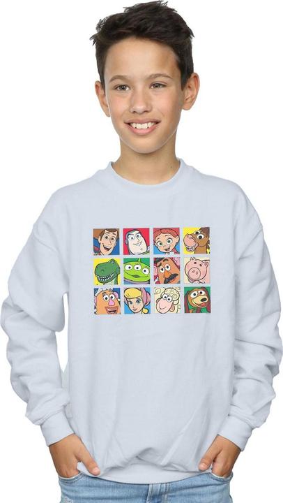 Produktbild Disney Toy Story Character Squares Sweatshirt Jungen (140, 146)